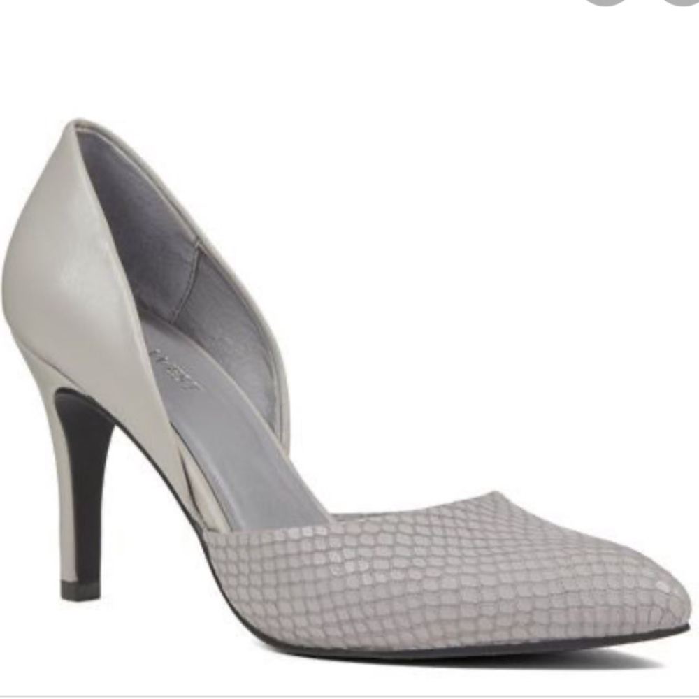 Size 11 | NINE WEST Bellini d’Orsay Pumps | Grey